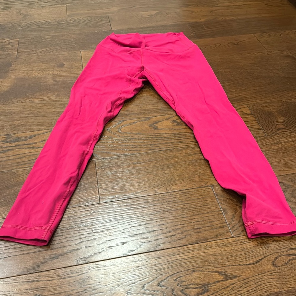 Lululemon. Wild Berry leggings.  Rarely worn, great condition.